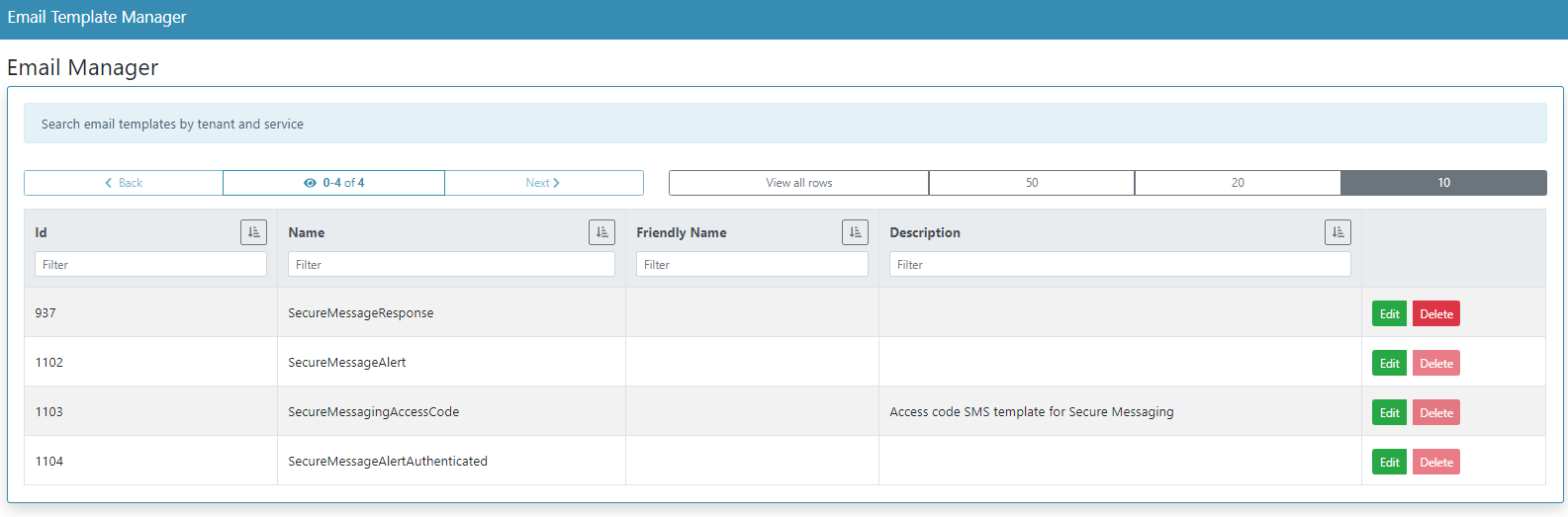 Service Administration