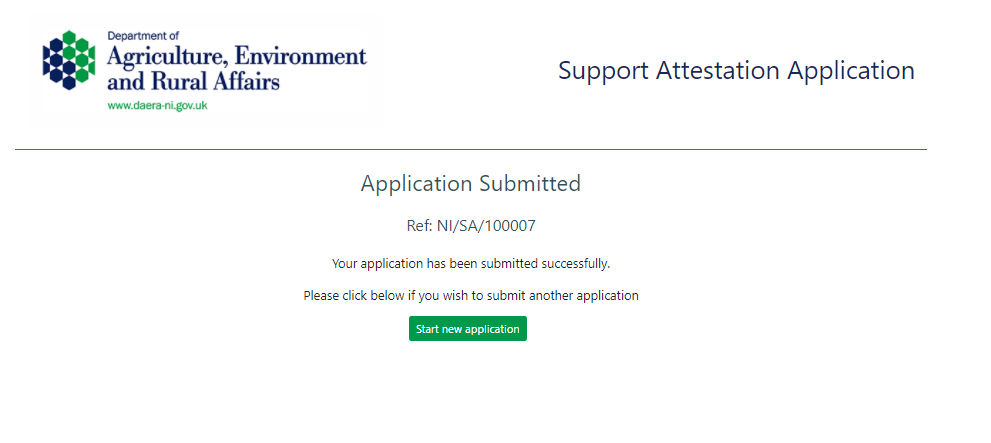 Guide for Support Attestation Application (Straight to Vet Processing URL)