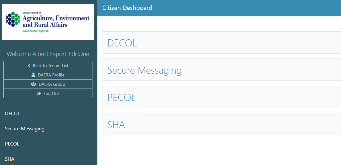 SHA exporters portal